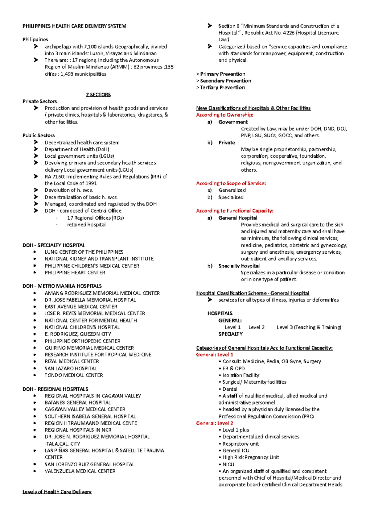 chn-lec-delivery-system-philippines-health-care-delivery-system