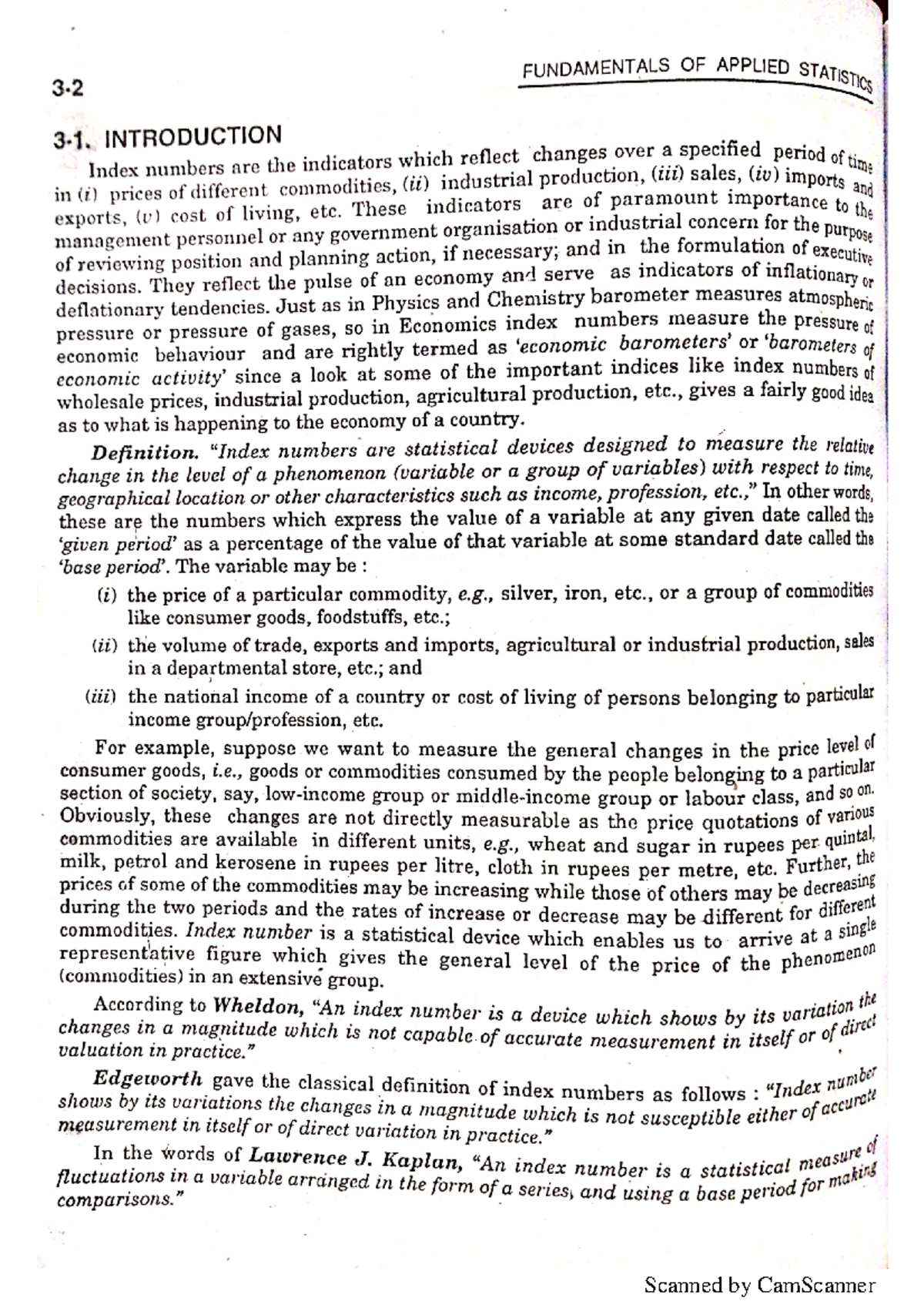AS Unit 2 2nd Unit of Applied Statistics. Understand Index Numbers