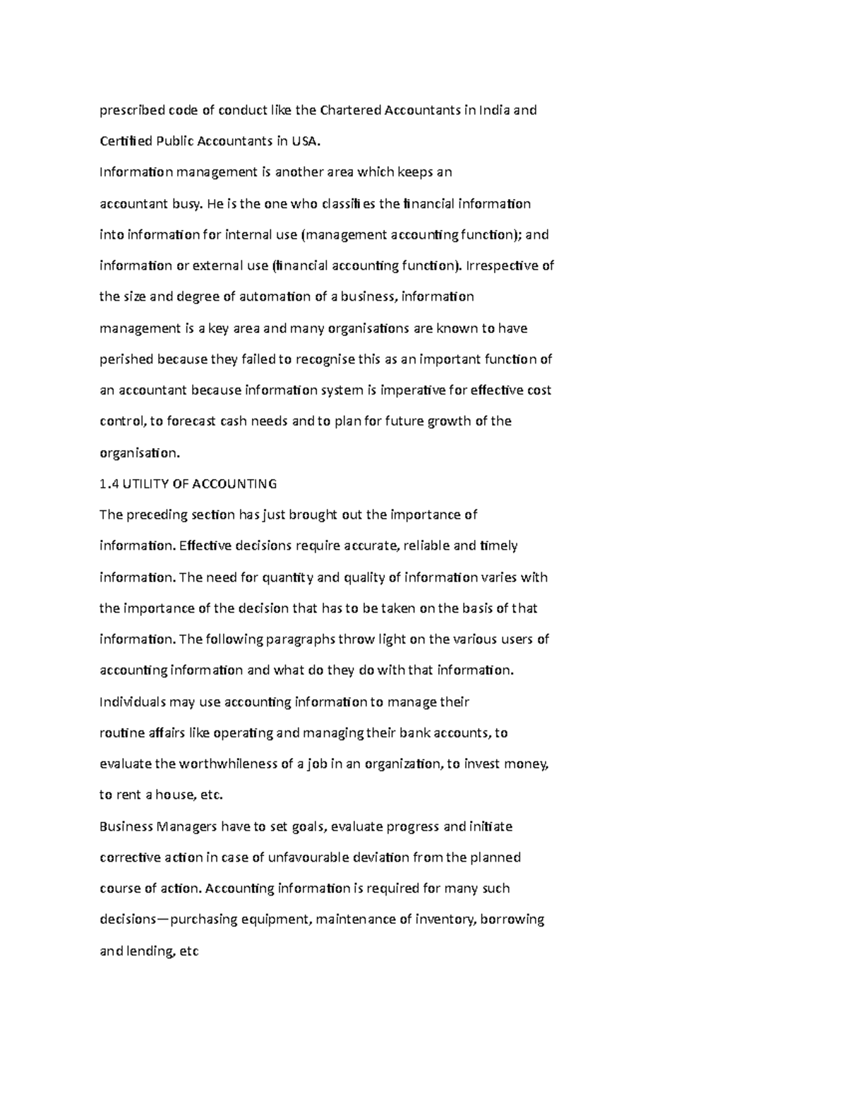 Accounting 7 Lecture notes 7 prescribed code of conduct like the