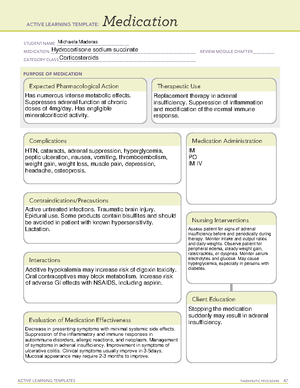 Prednisone - Drug card - ACTIVE LEARNING TEMPLATES THERAPEUTIC ...