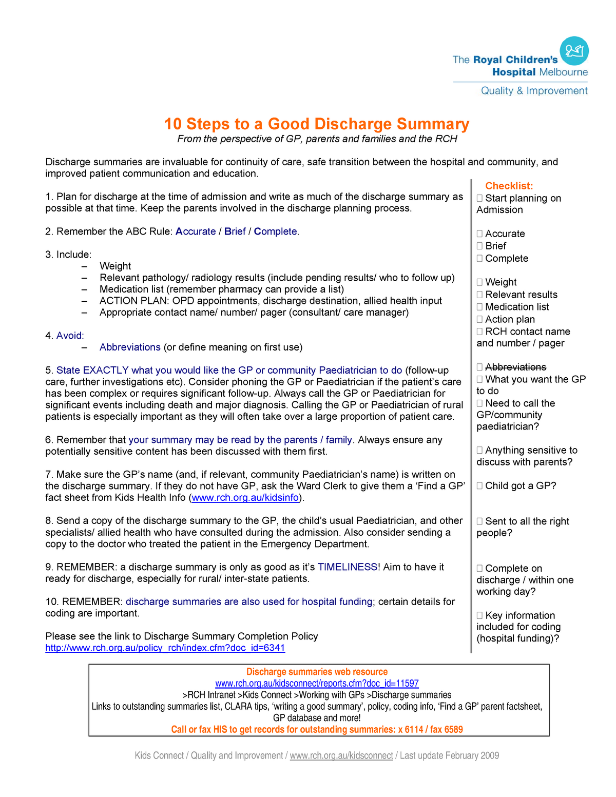 10-tips-for-a-good-discharge-summary-kids-connect-quality-and