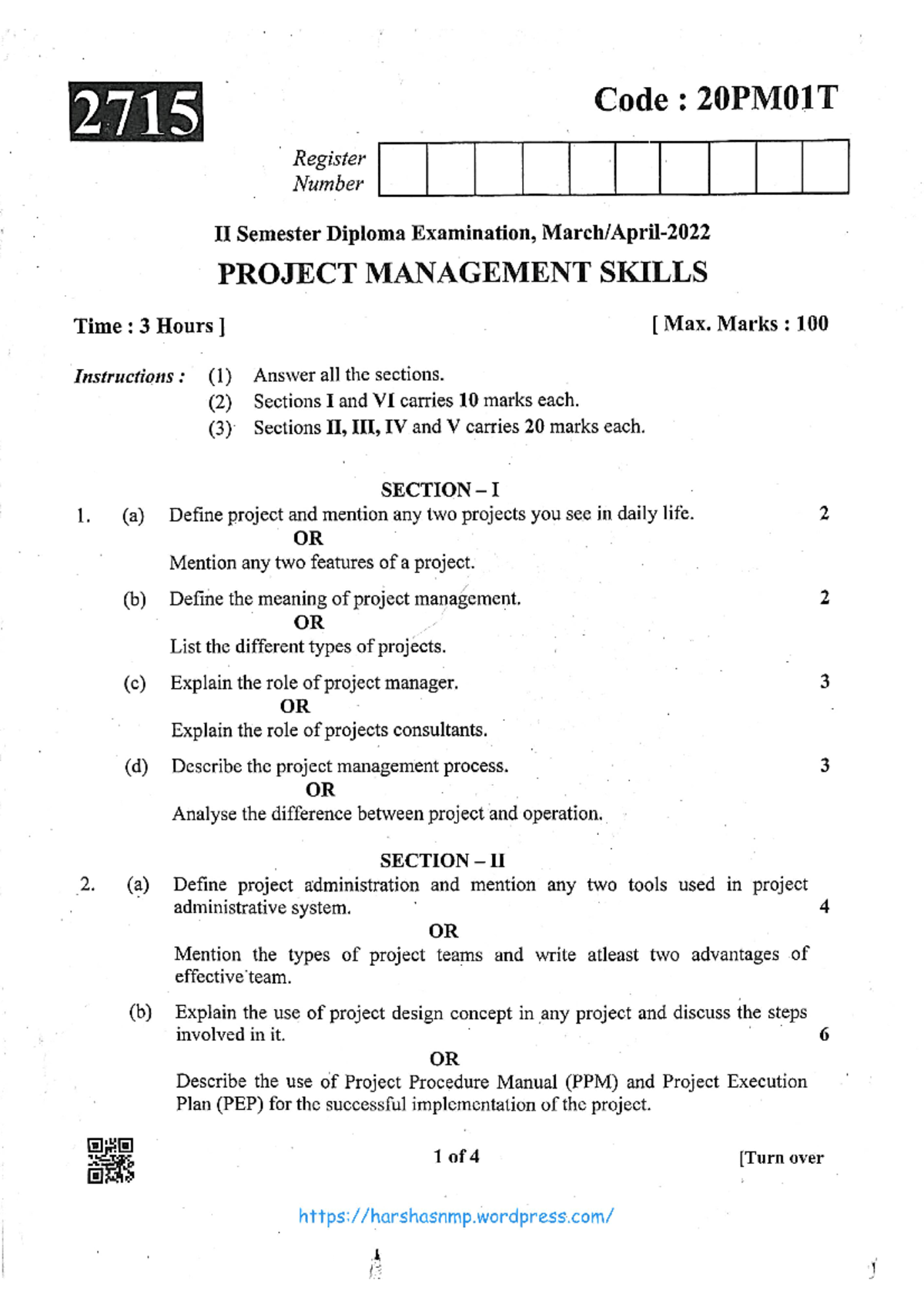 PMS Questions paper - Automobile Engineering - Studocu