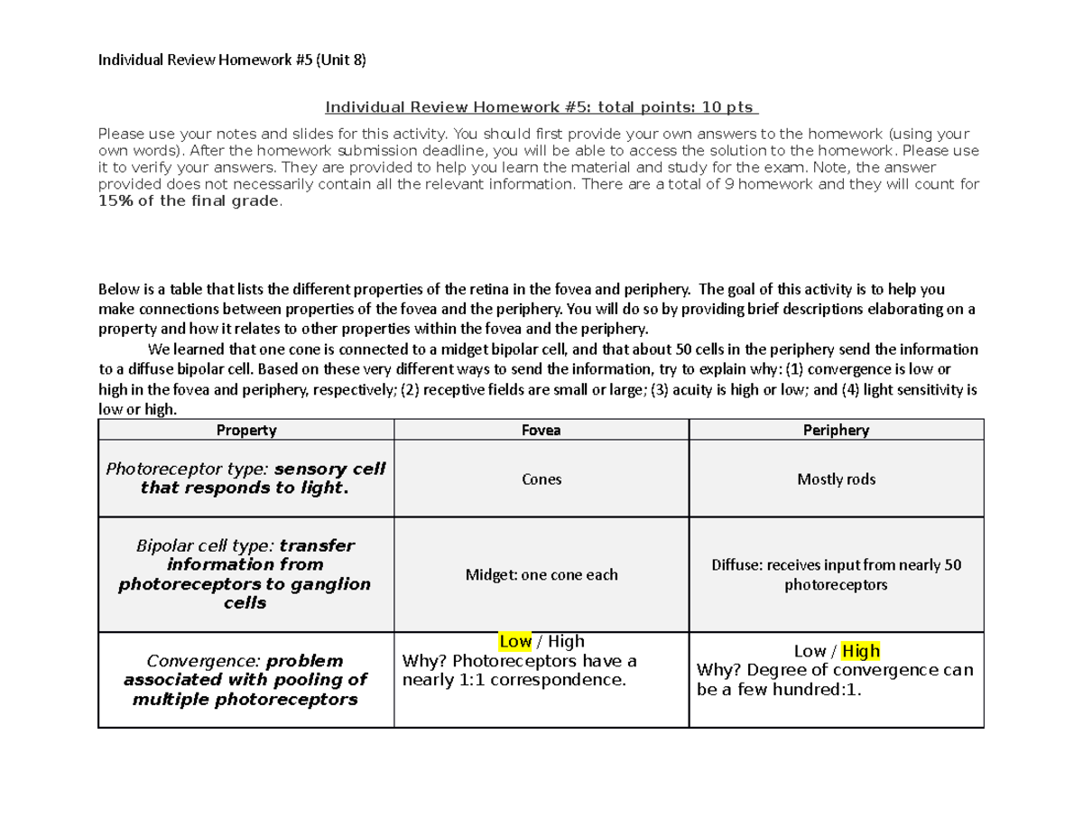 homework review 5 w10