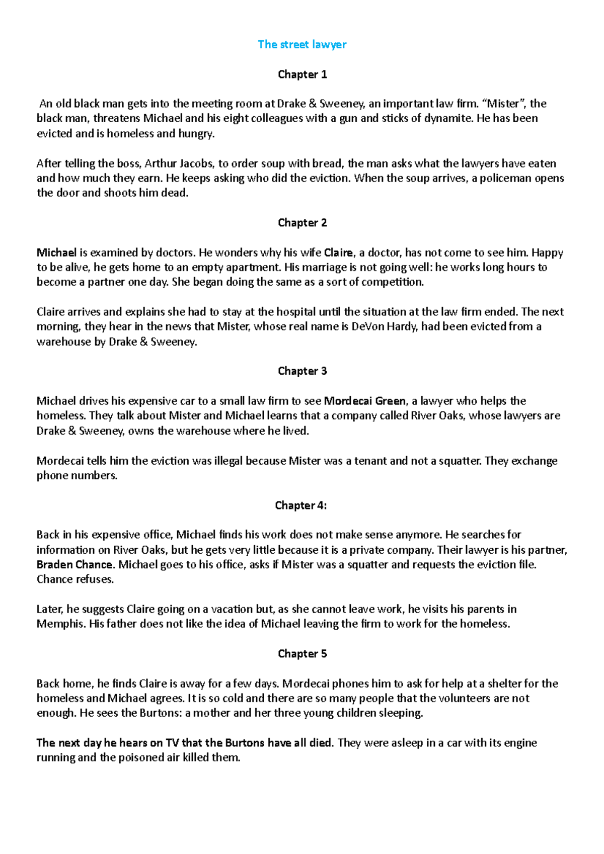 The Street Lawyer By John Grishman The Street Lawyer Chapter 1 An Old