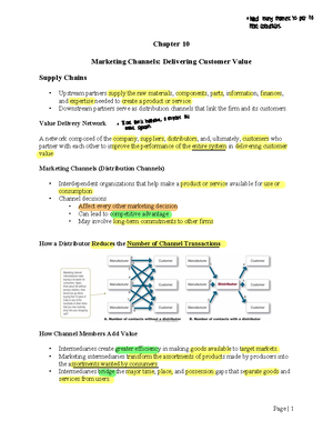 Chapter 9 - Pricing: Understanding and Capturing Customer Value ...