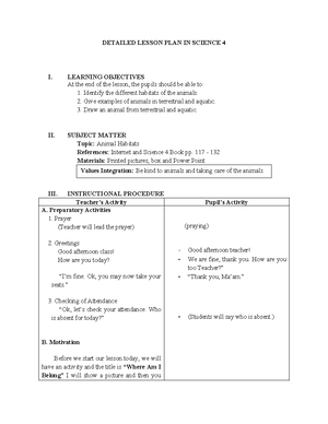 Detailed lesson plan ratio and proportion - Bachelor of Science in ...