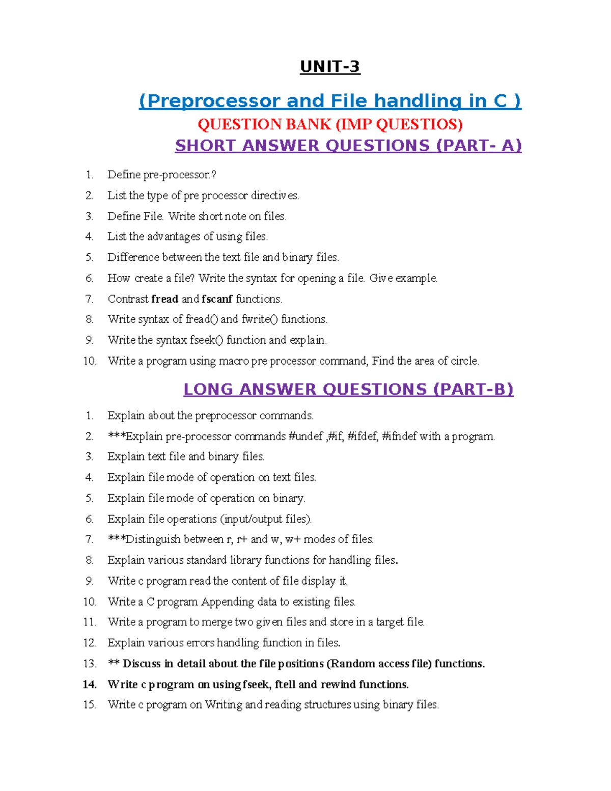 Pps assignment - ats, CMR TECHNICAL CAMPUS 6 CMR (Sponsored CMR ...