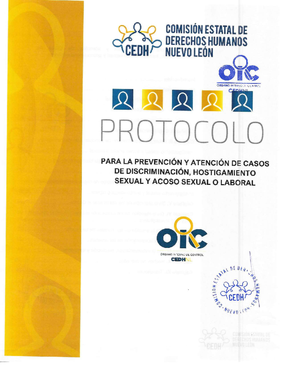 5 Protocolo PARA LA Prevencion Y Atencion DE Casos DE Discriminacion ...