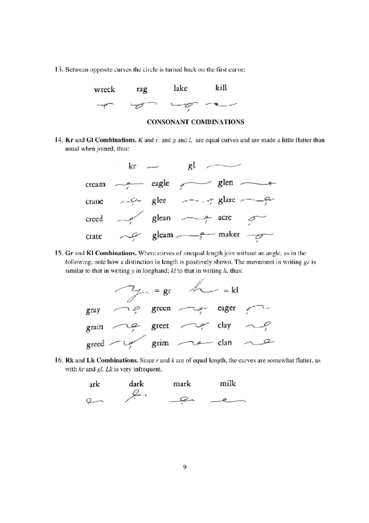 G Introduction of Foundations of Shorthand Unit 14, Riza B