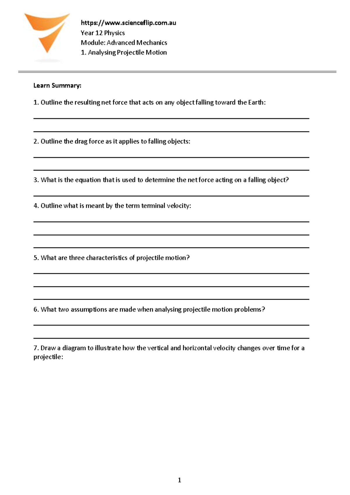 Science Flip Module 5 - A booklet that can be used to make summary ...