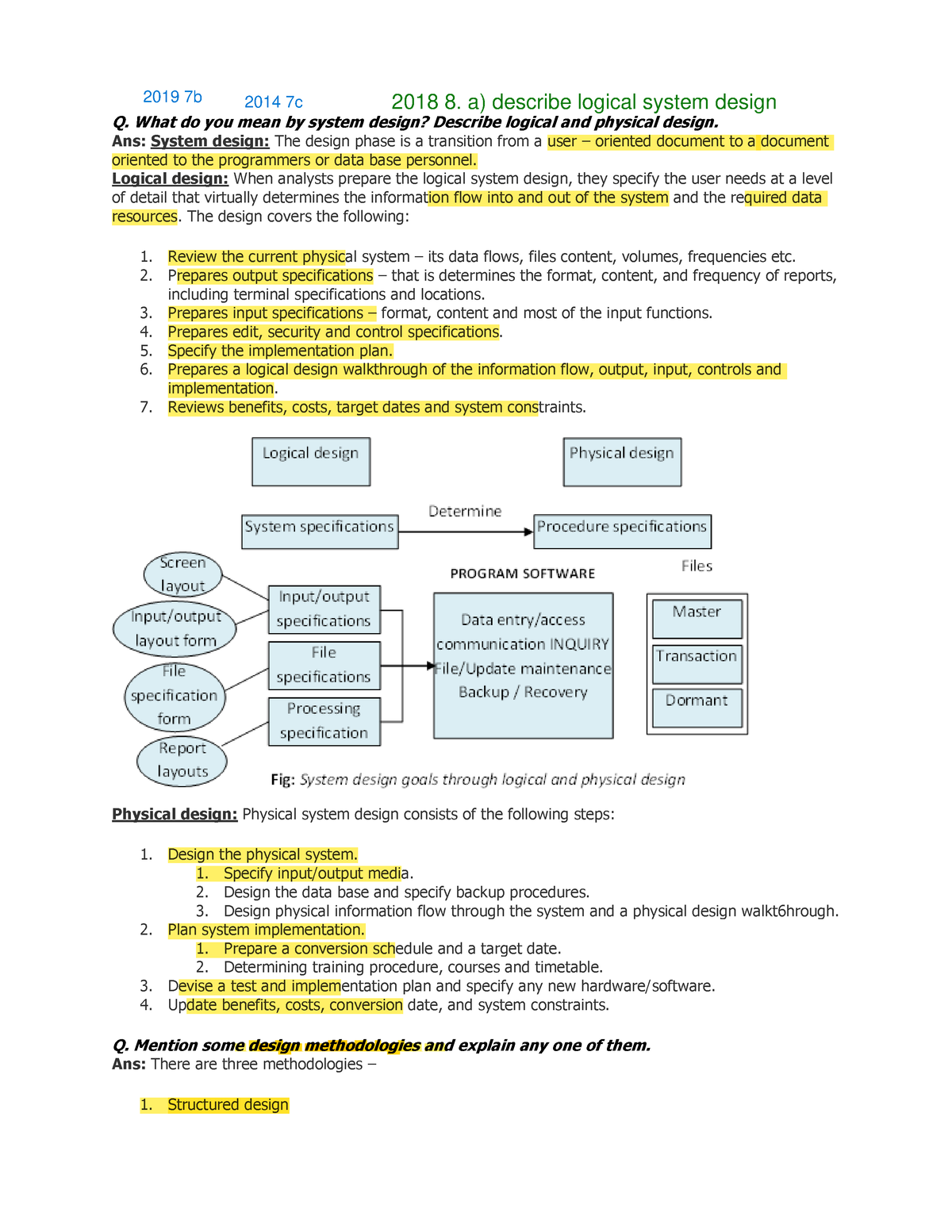 Chapter 09(System) - System Analysis And Design - RU - Studocu