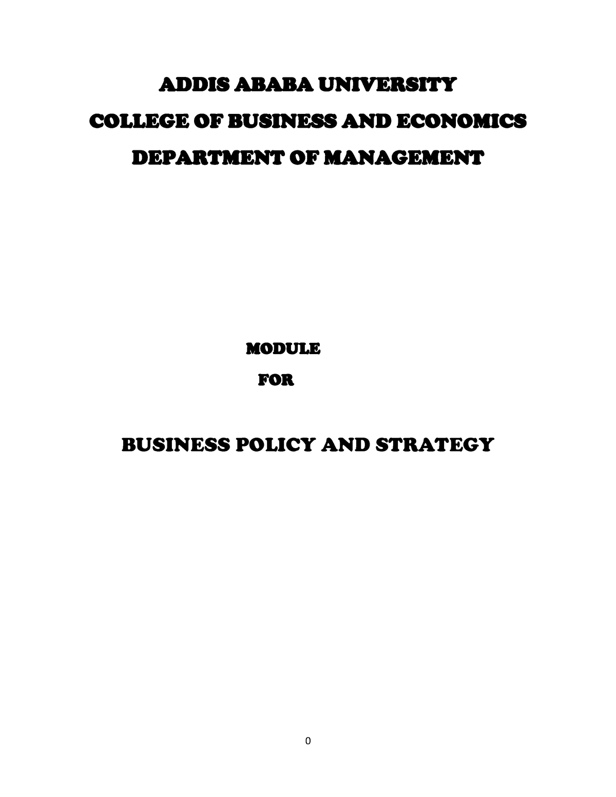 business plan addis ababa university