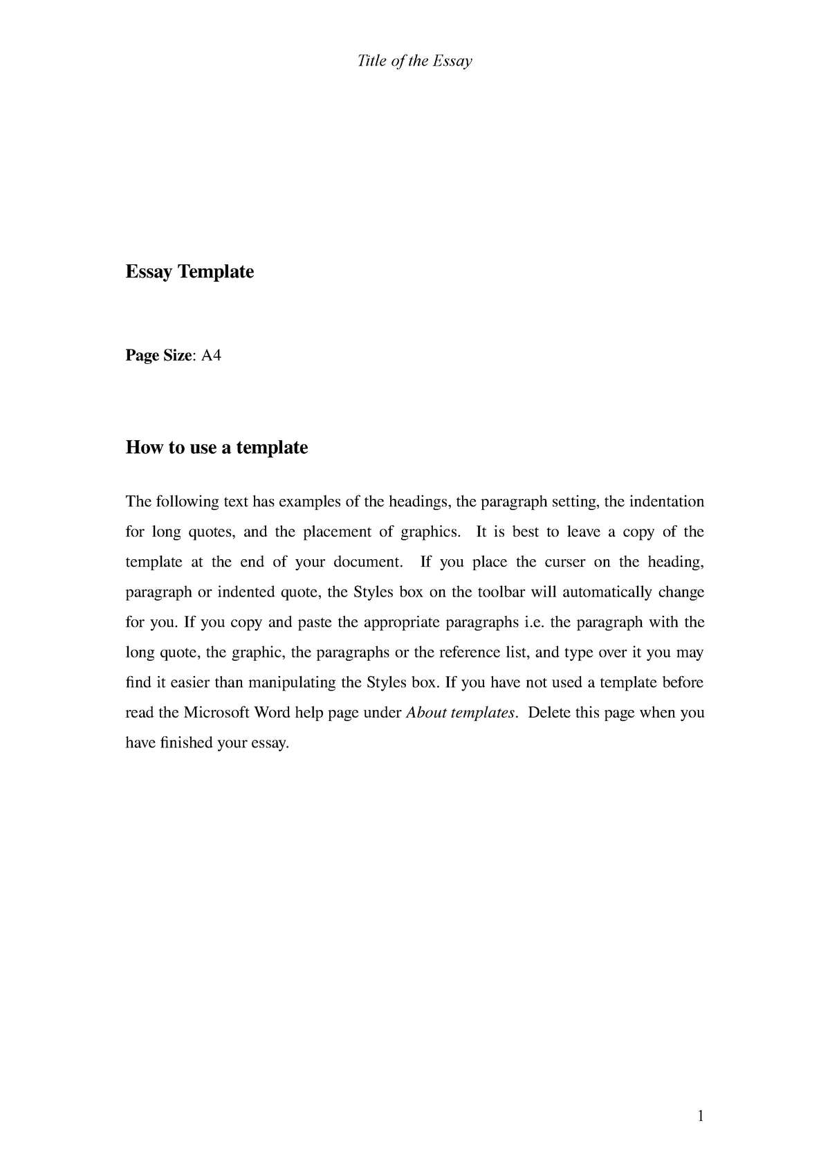 essay-template-title-of-the-essay-essay-template-page-size-a4-how-to