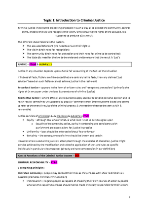 Course Profile 1012CCJ - TABLE OF CONTENTS 1. GENERAL COURSE ...