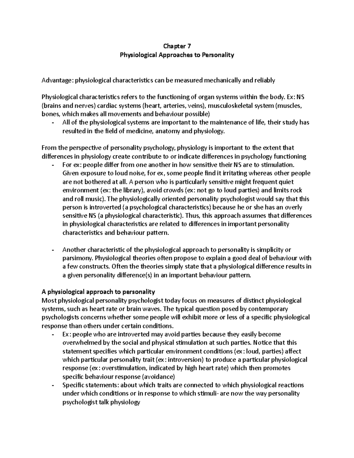 chapter-7-summary-introduction-to-the-study-of-personality-chapter