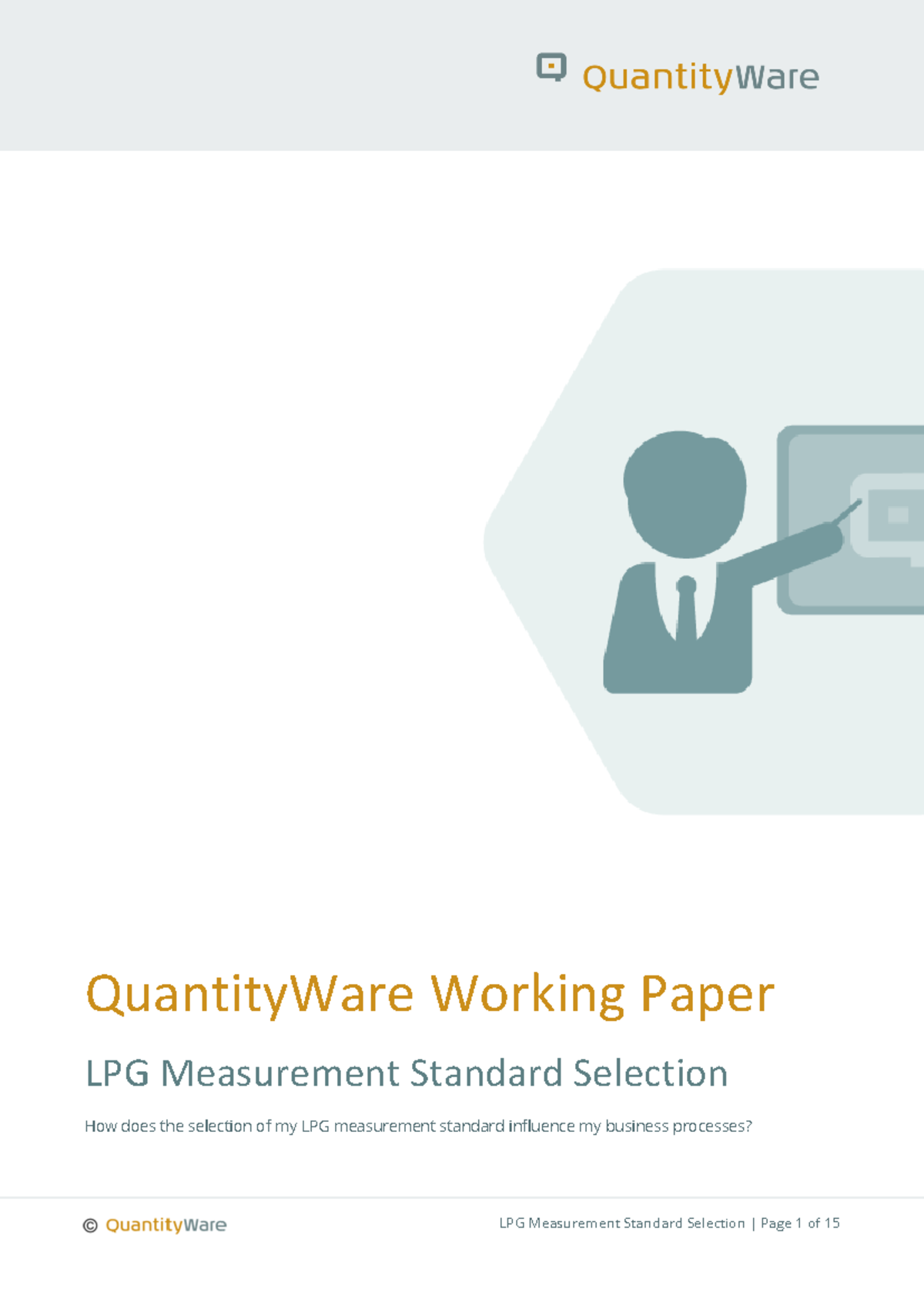 WP Quantity Ware LPG Measurement Standard Selection - QuantityWare ...