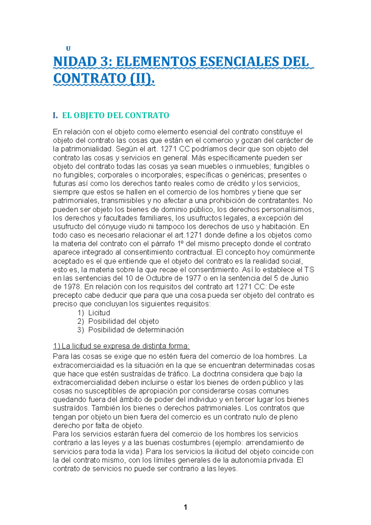 TEMA 3 - Resumen por tema del manual - Derecho de obligaciones y ...