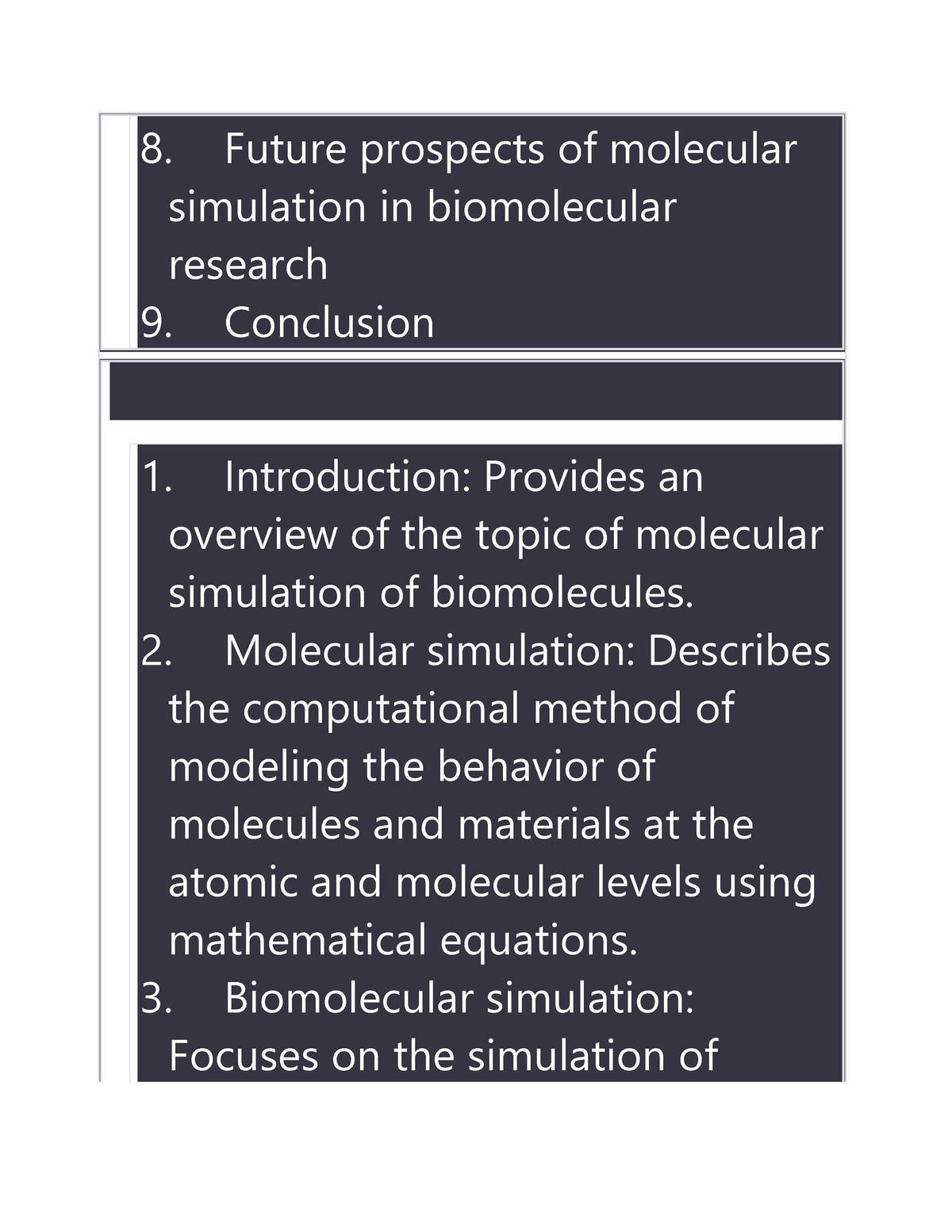 Molecular Simulation Of Biomolecules 2 - Future Prospects Of Molecular ...