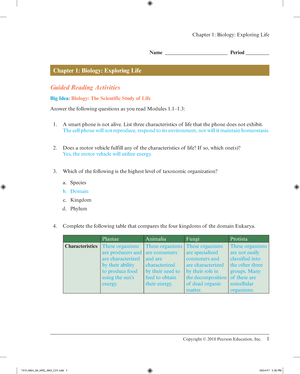 pearson mastering biology chapter 9 homework answers