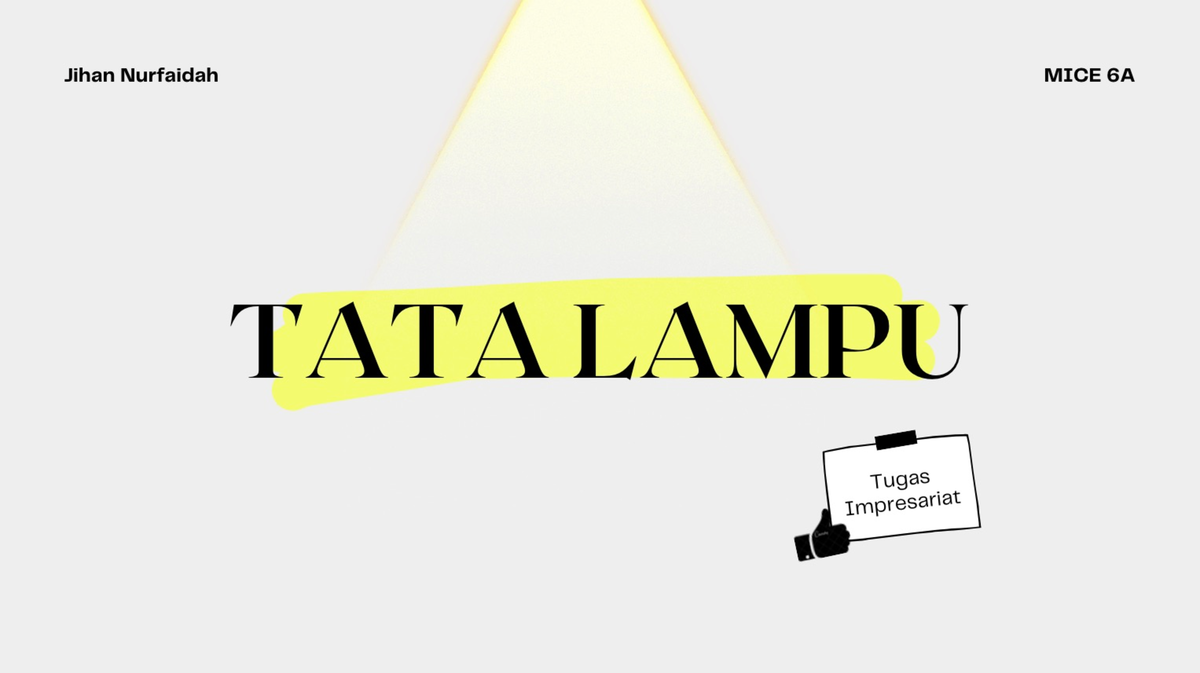 Impresariat Tata Lampu Studocu