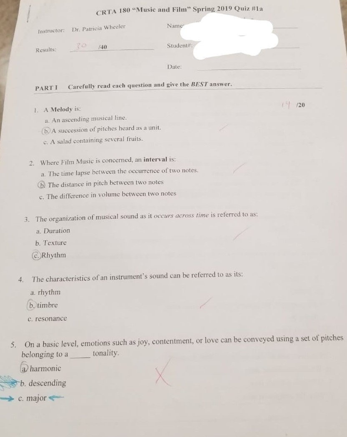 RTA 180 Spring 2019 Quiz 1 - RTA 101 - Studocu