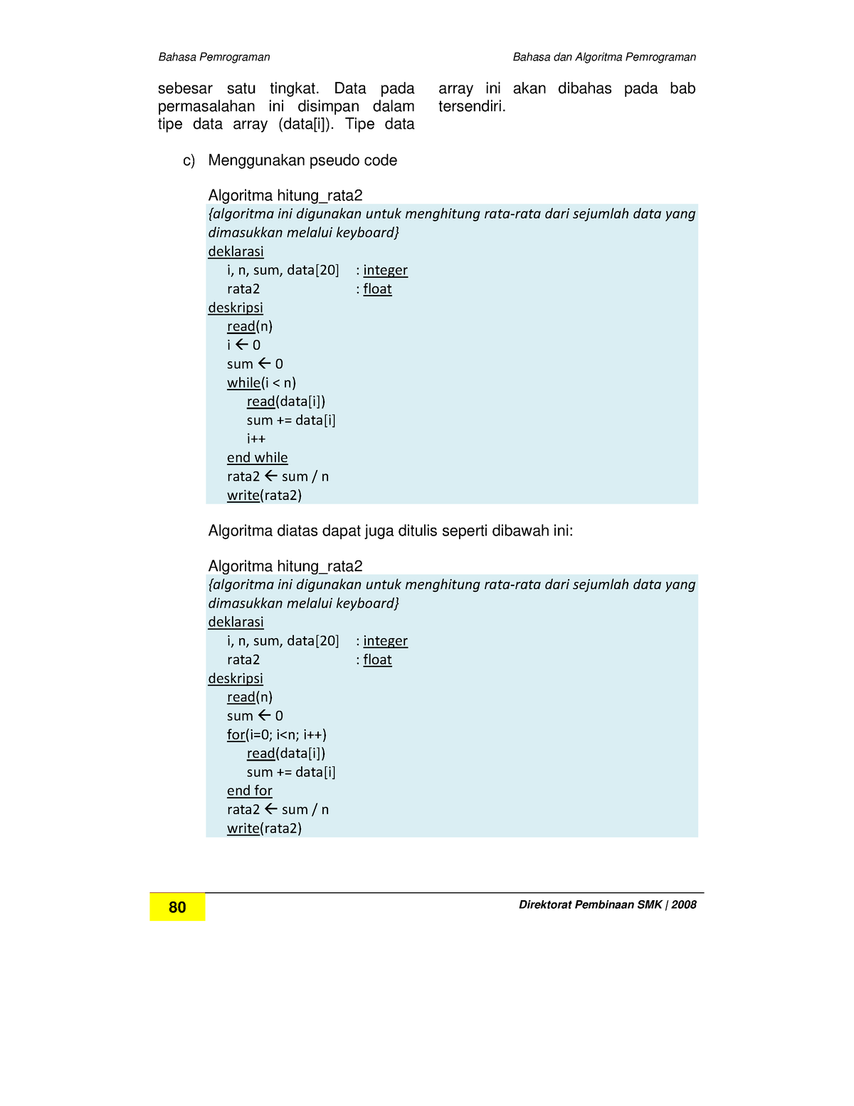 Buku Bahasa Pemrograman Lengkap-30 - Bahasa Pemrograman Bahasa Dan ...