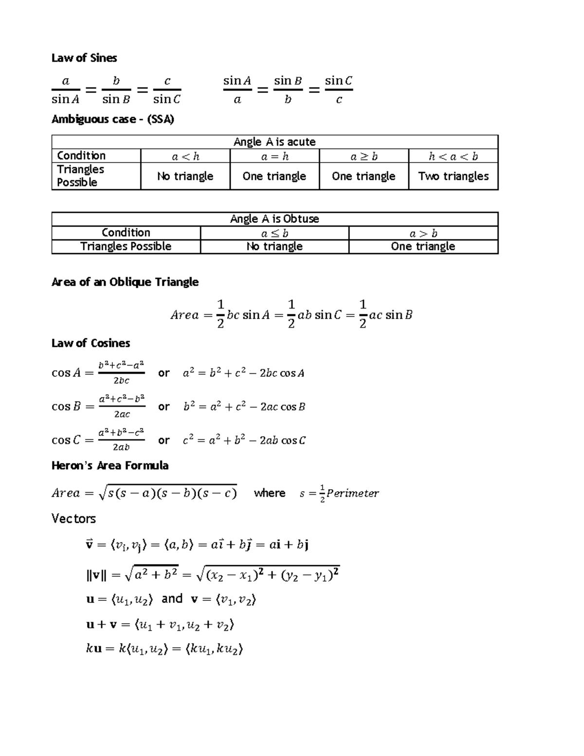 unit-3-formulas-law-of-sines-sin-sin-sin-sin