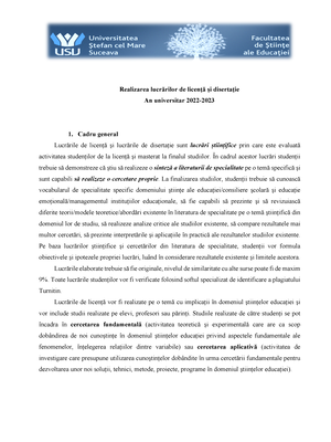 Ghid Redactare Lucrare Licenta - Ghid Redactare A Lucrării De Licenţă 1 ...