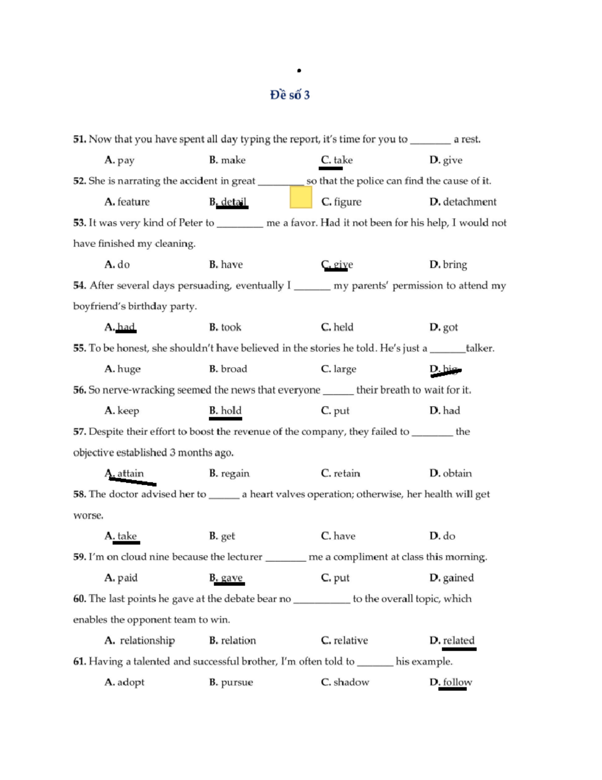 Collocation-3 - For the beginners - English - Studocu