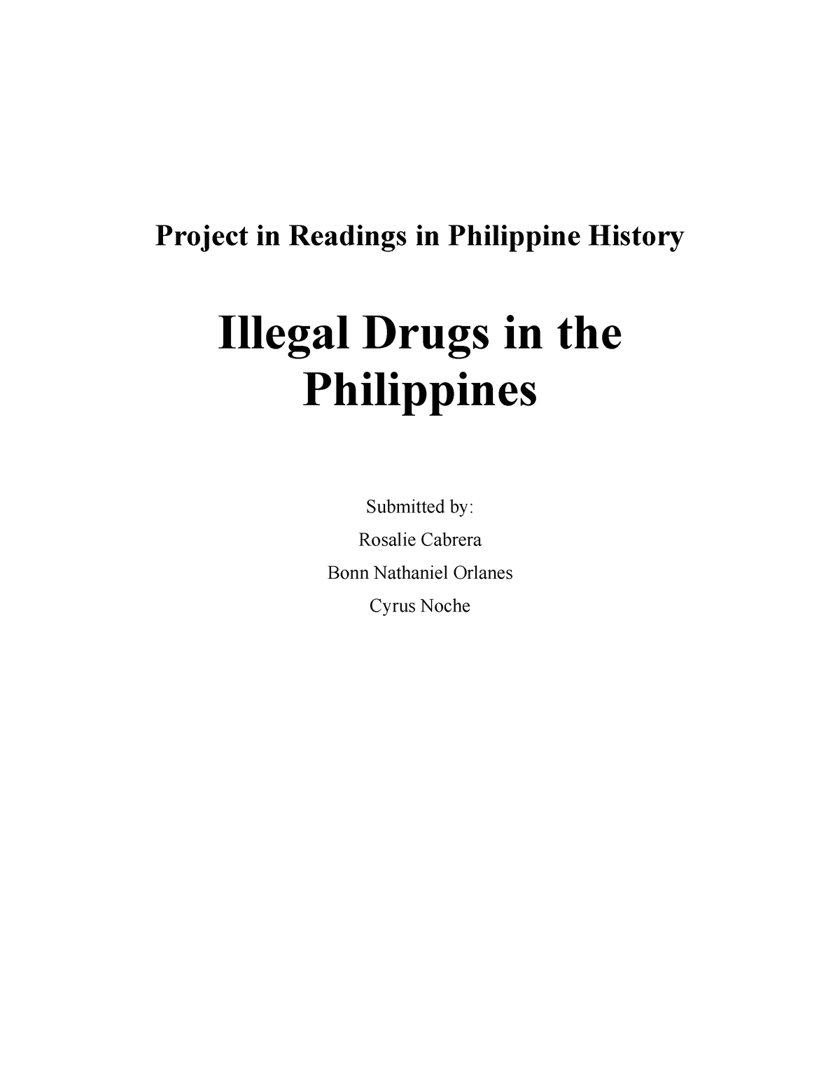 drug trafficking in the philippines essay