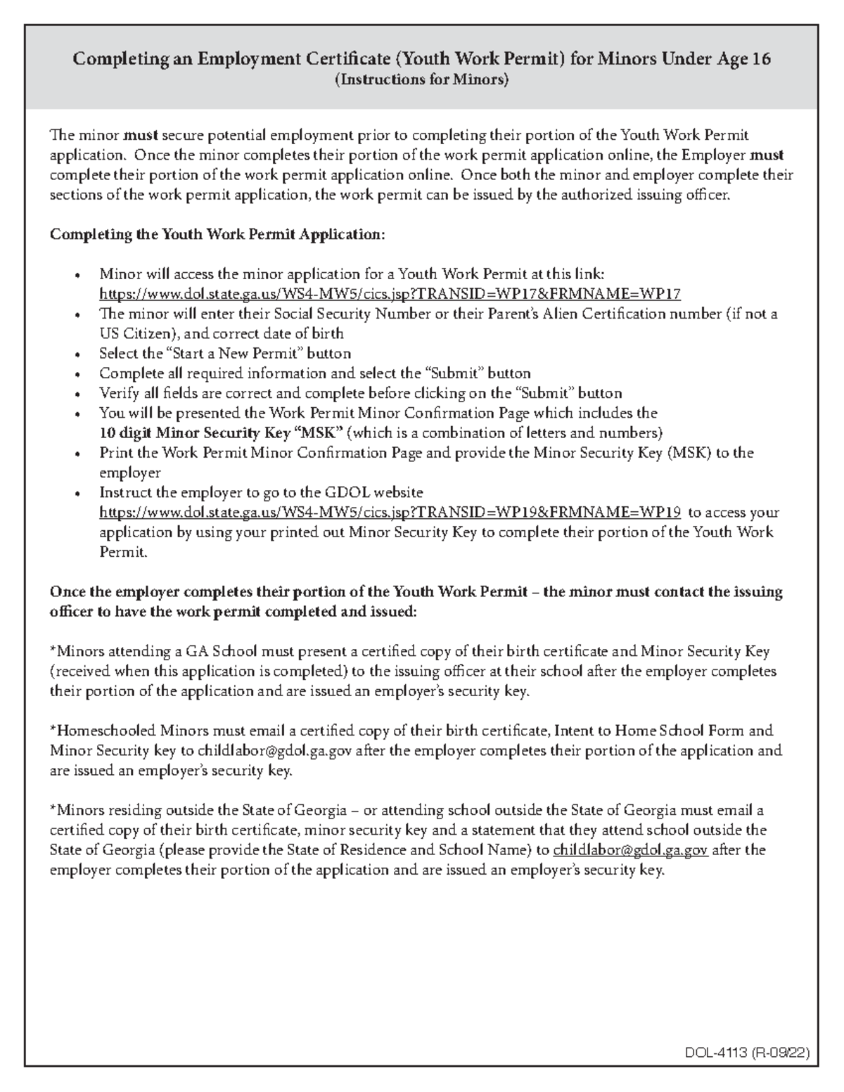 Nc Work Permits For Minors The Ultimate Guide To Success - 2ev6tog