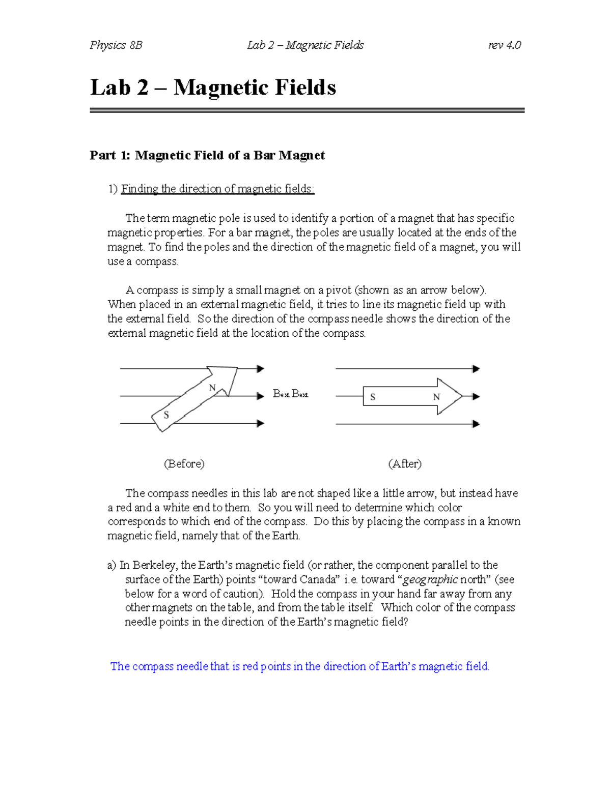 Lab 2 Fields Lab 2 Fields Part 1 Field