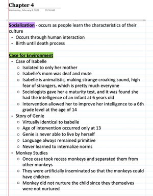 Chapter 1 Understanding Sociology - SOC 101 F - Studocu