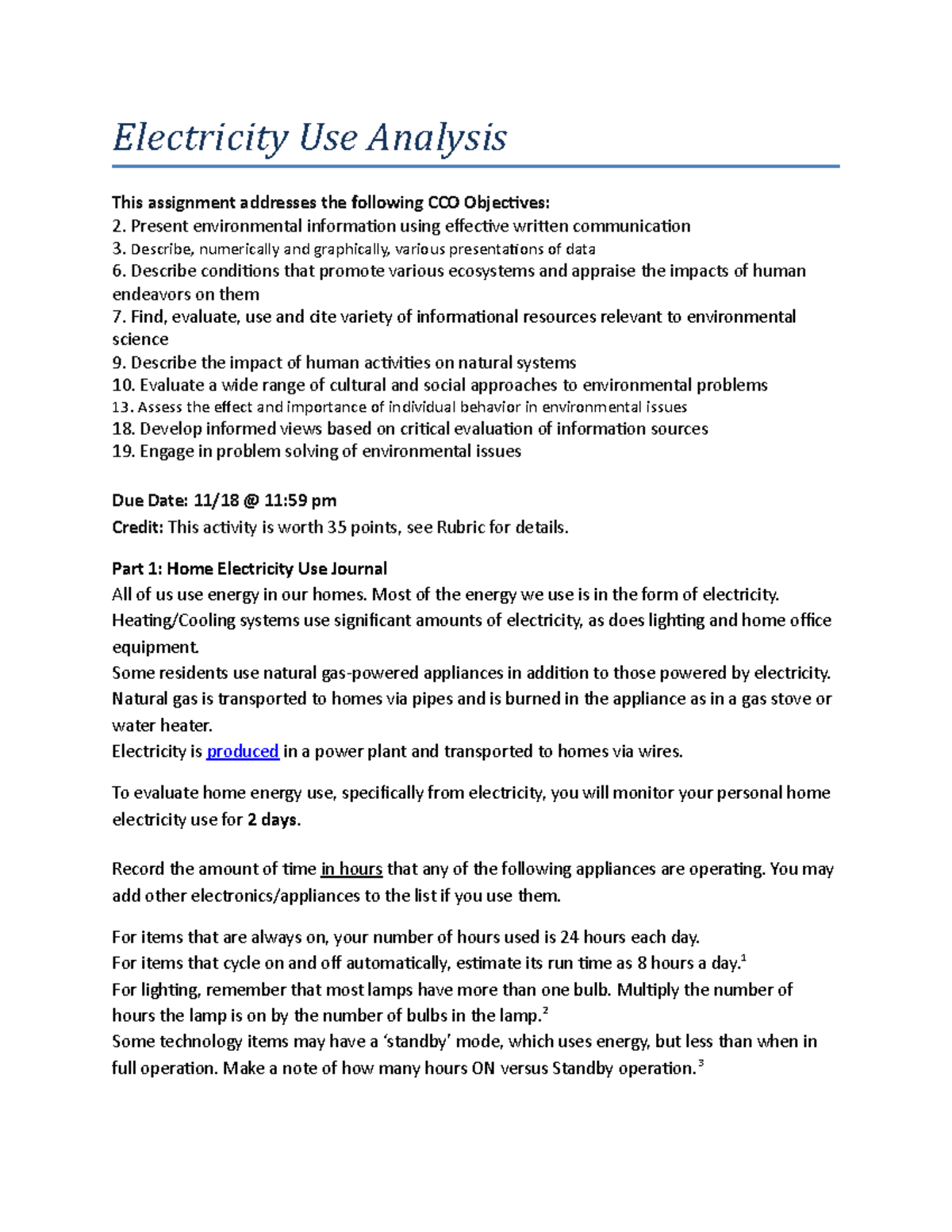 assignment 10.2 energy analysis and proposal