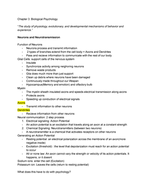 AP Psych Cornell Notes - History of Psychology - HISTORY OF PSYCHOLOGY ...