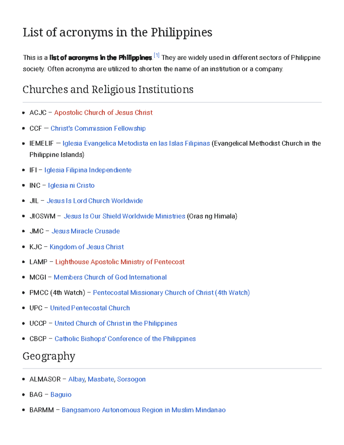 This document talks about the list of acronyms - List of acronyms in ...