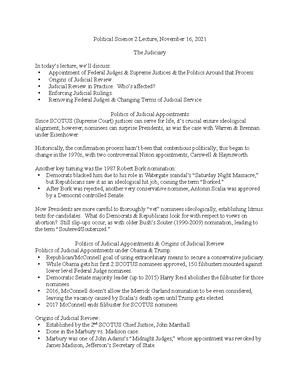 Federalism Notes - Political Science 2 Lecture, September 12, 2022 ...