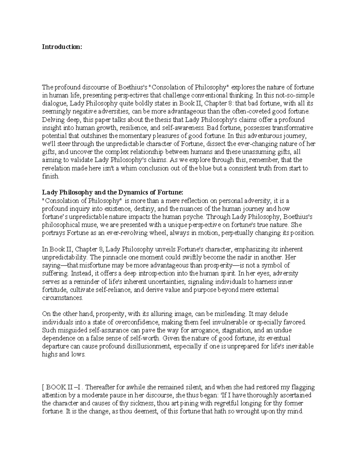 Midterm paper 1str draft - Introduction: The profound discourse of ...