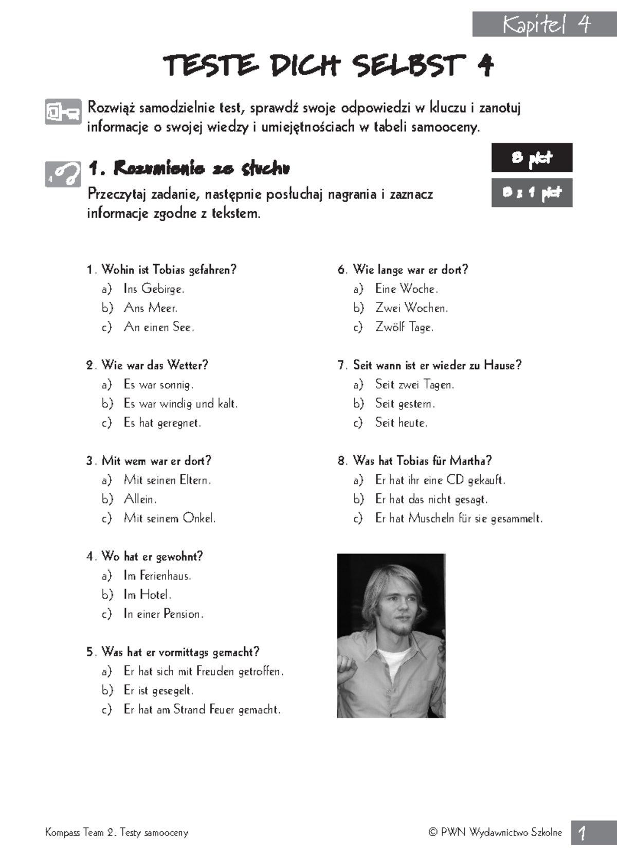 Sprawdzian Ustny Niemiecki Kompass 2 Kapitel 4 www.studocu.com