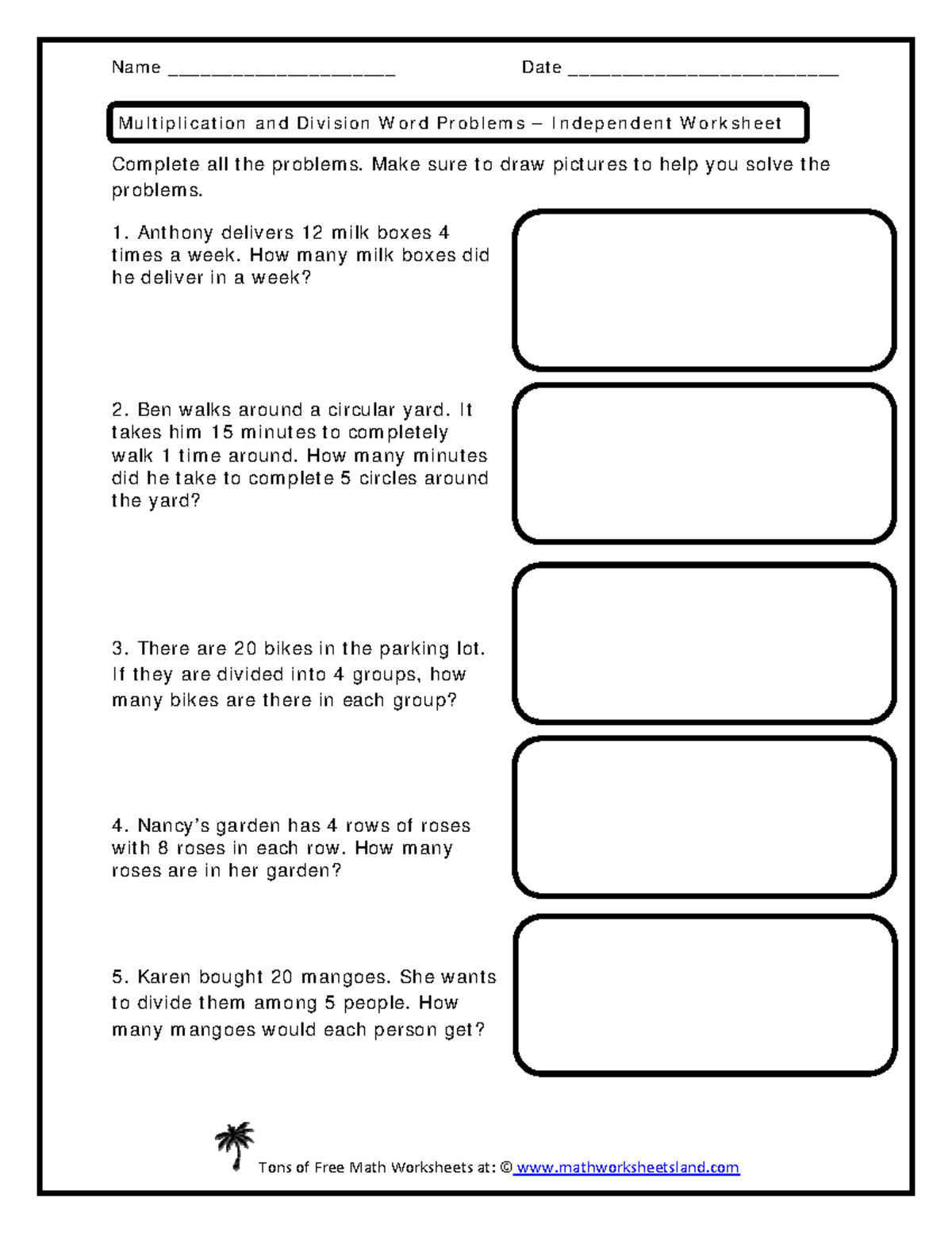 3.Math - Name _____________________ Date _________________________ Tons ...