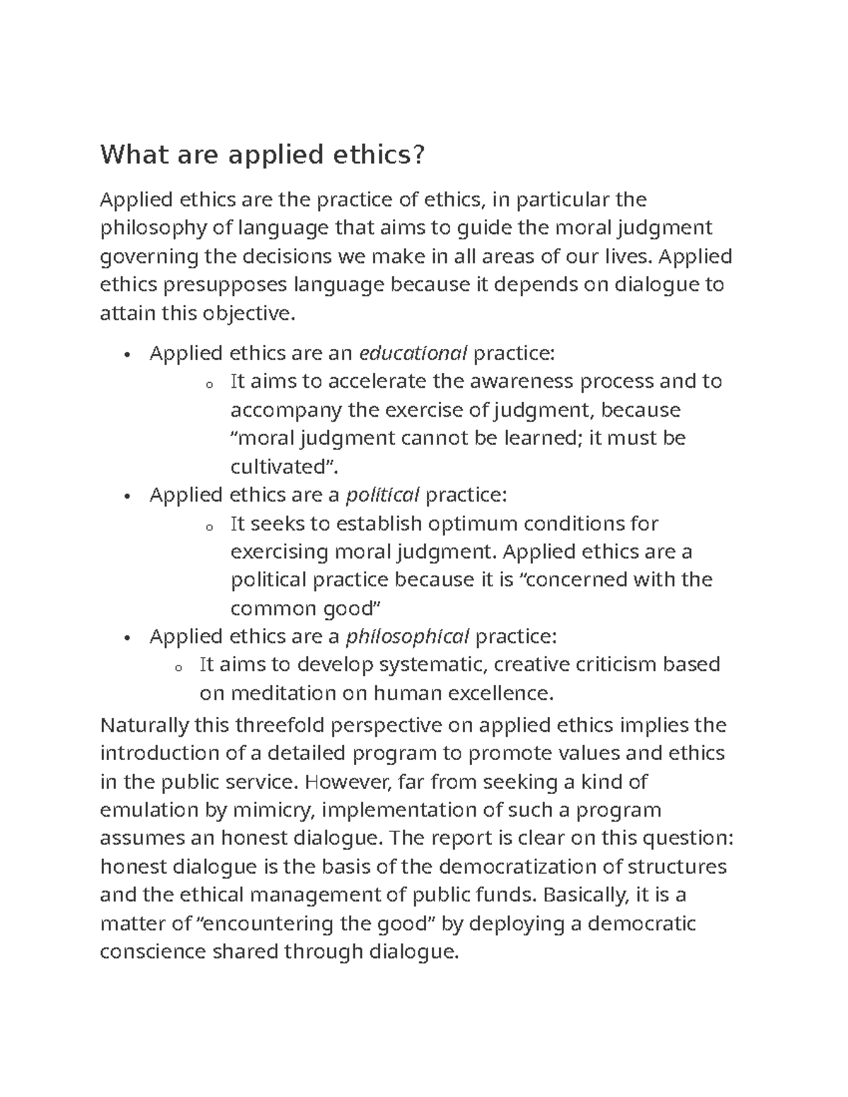 What Are Applied Ethics - What Are Applied Ethics? Applied Ethics Are ...