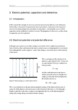 Electric charge, forces and fields - Physics 2: World of the Electron ...