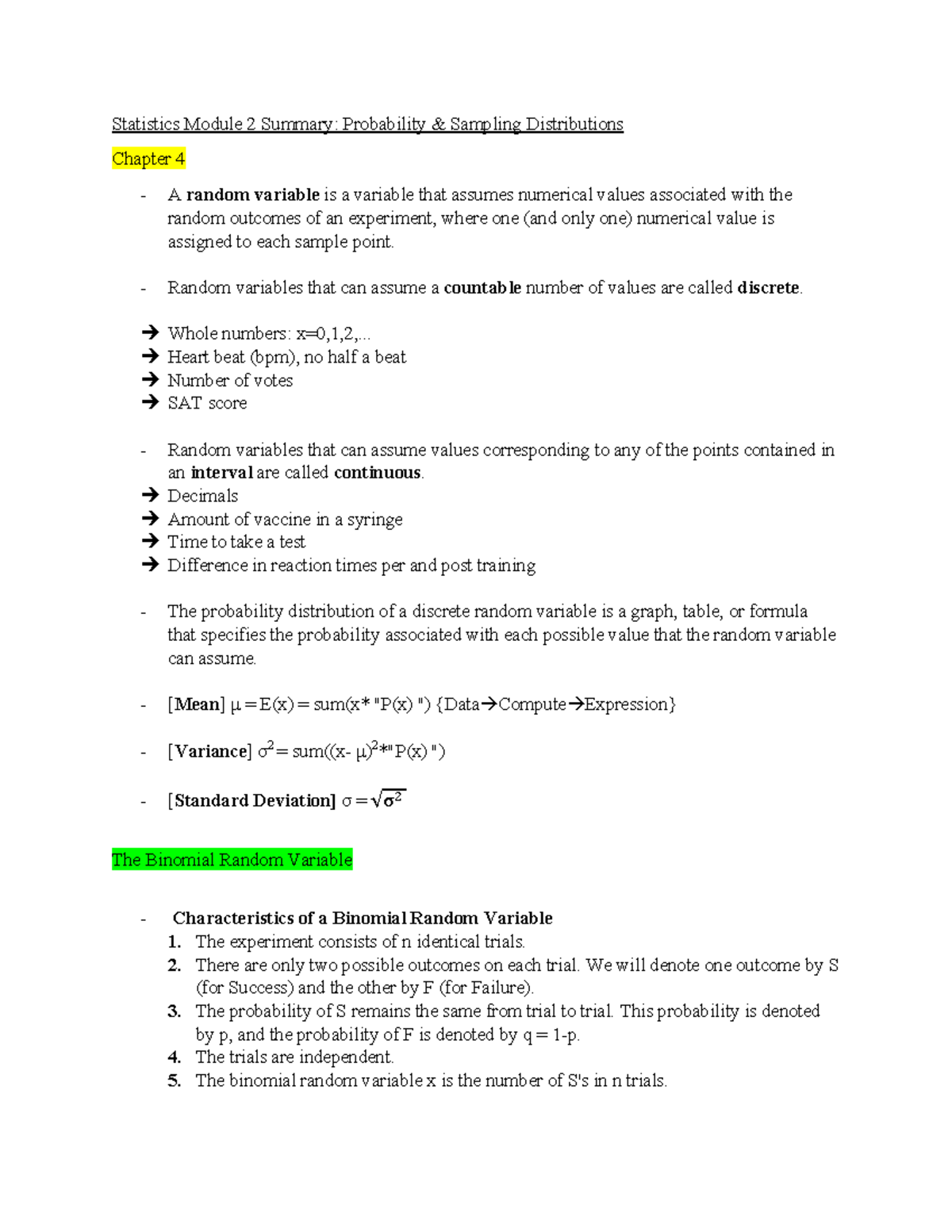 module 2 community statistics assignment