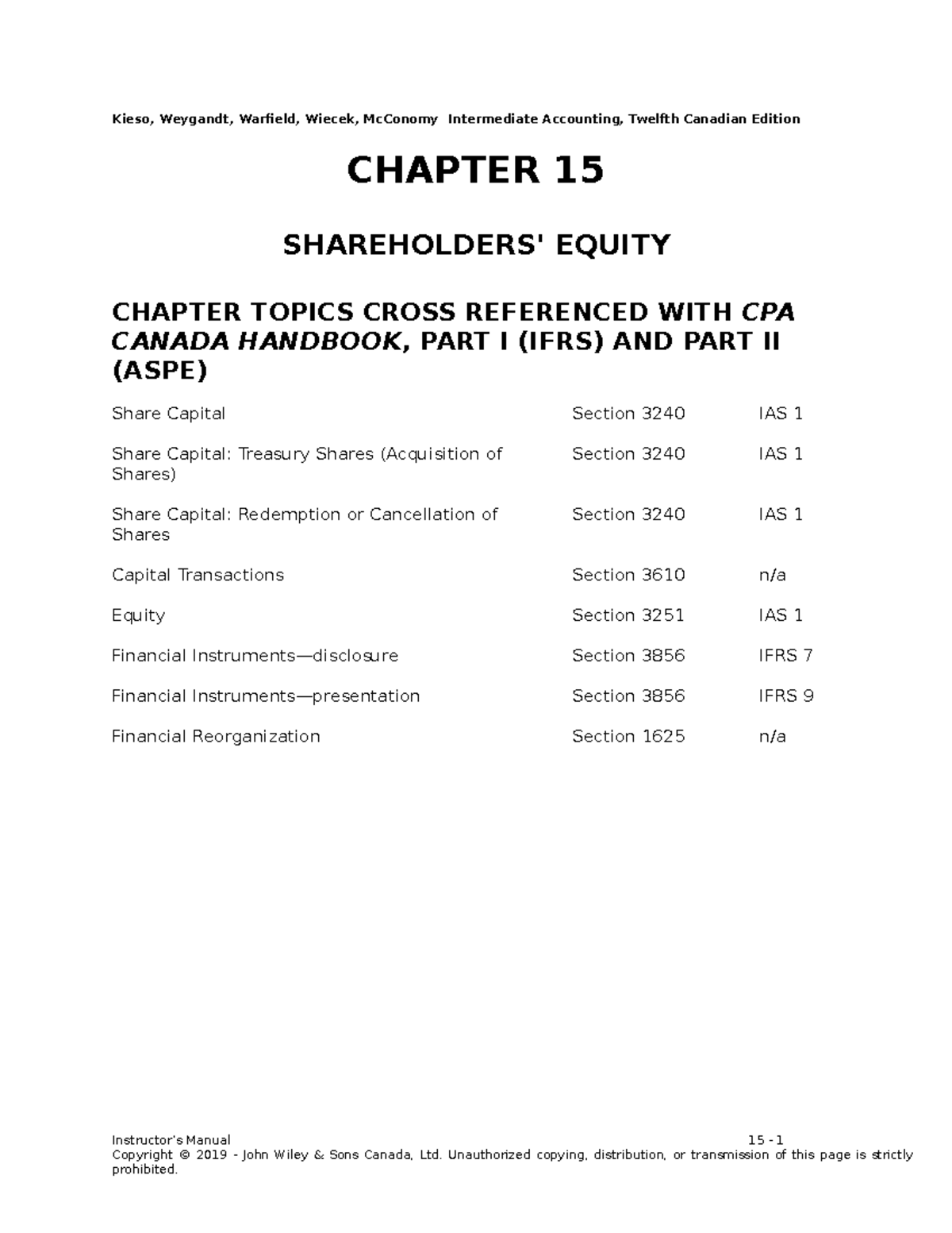 Ch15 - Textbook Solutions - ACCT 2520 - U of W - Studocu