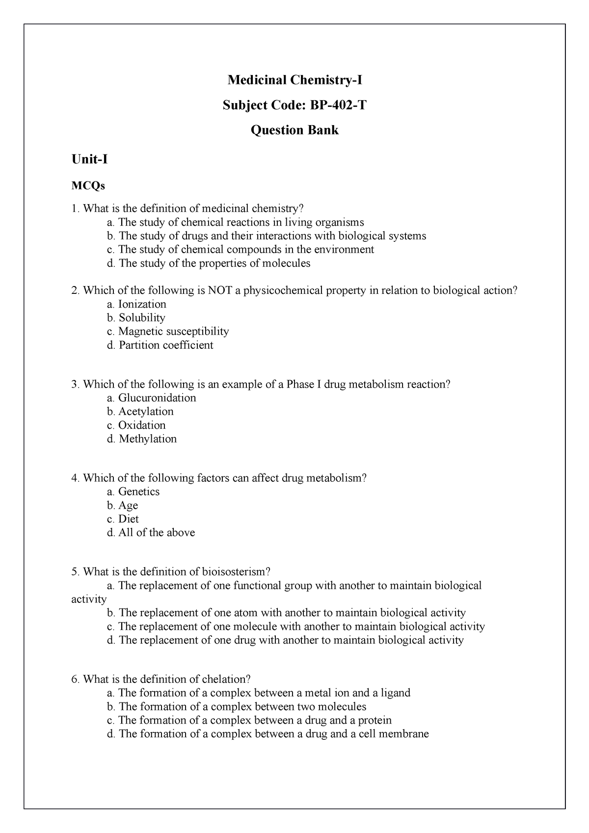 medicinal chemistry dissertation