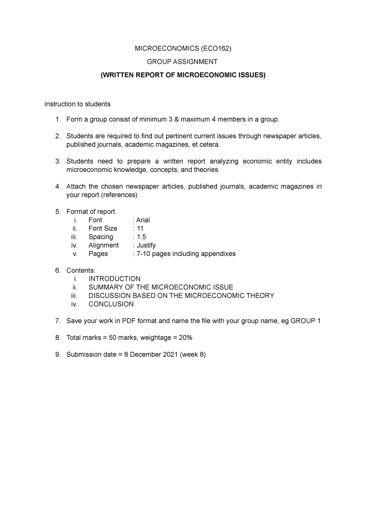 instruction-for-report-writing-microeconomics-eco162-group