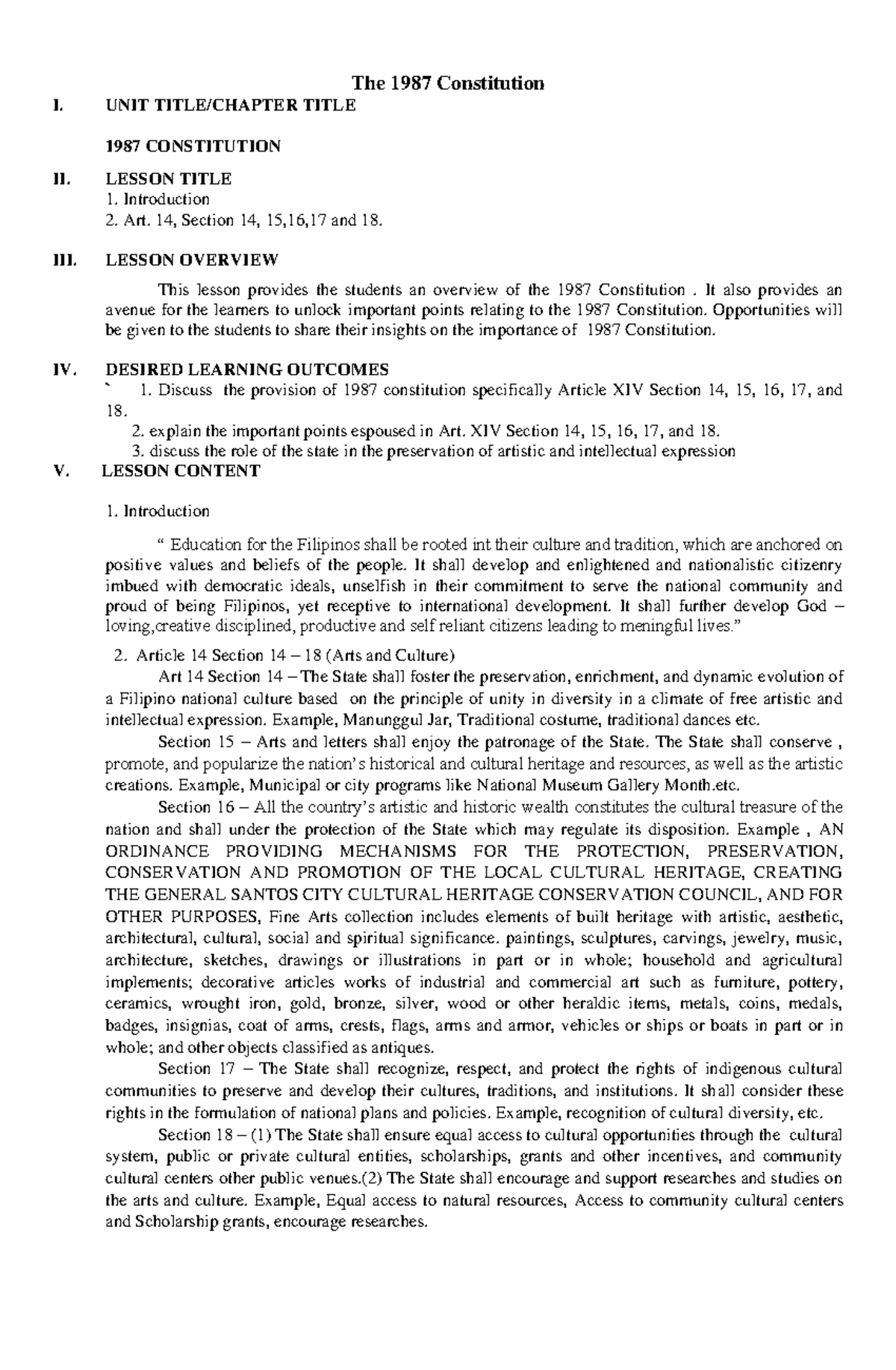 The 1987 Constitution - For Reference Use Only - The 1987 Constitution ...