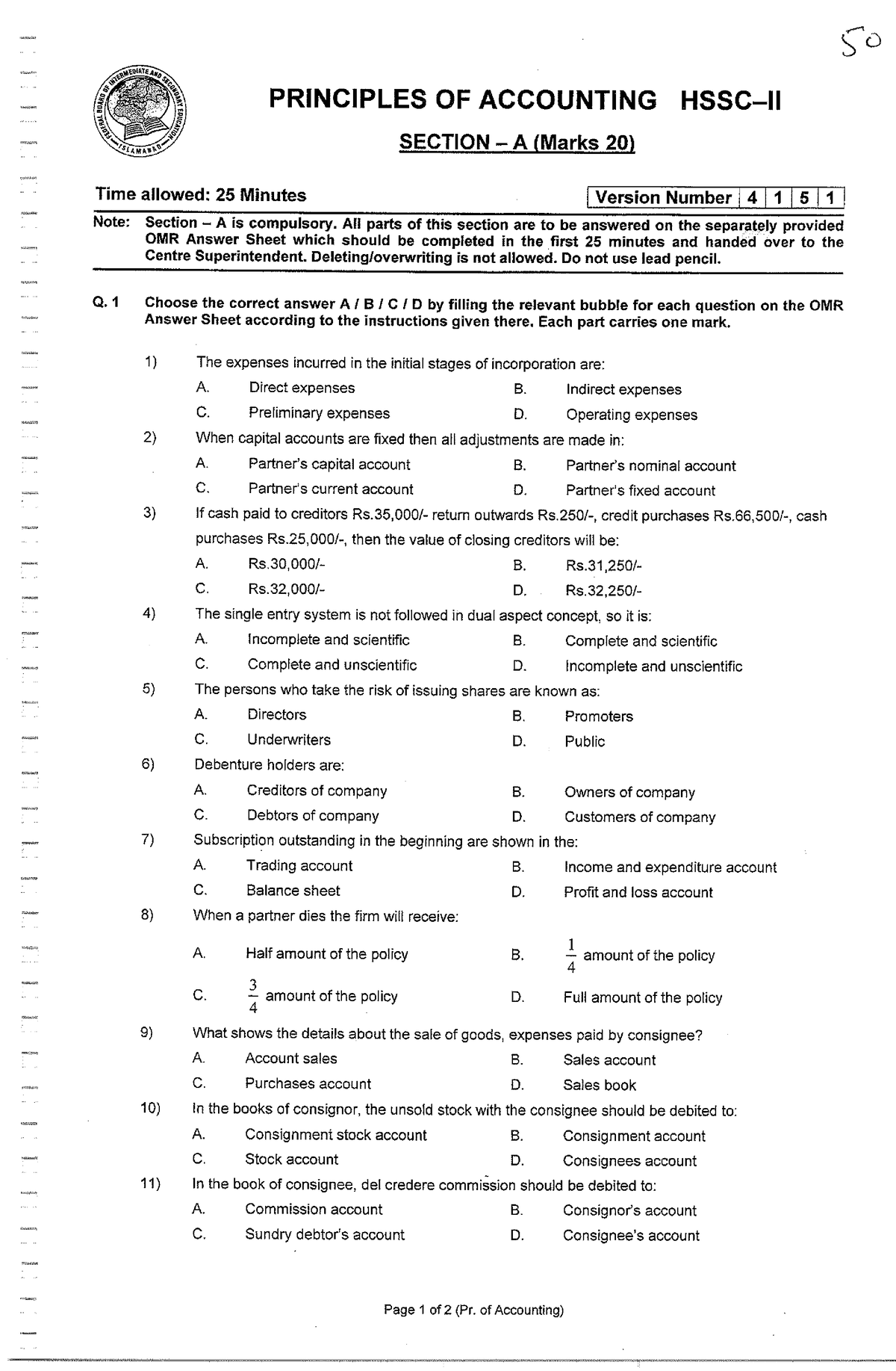 Principles Of Accounting - COMM 217 - Studocu