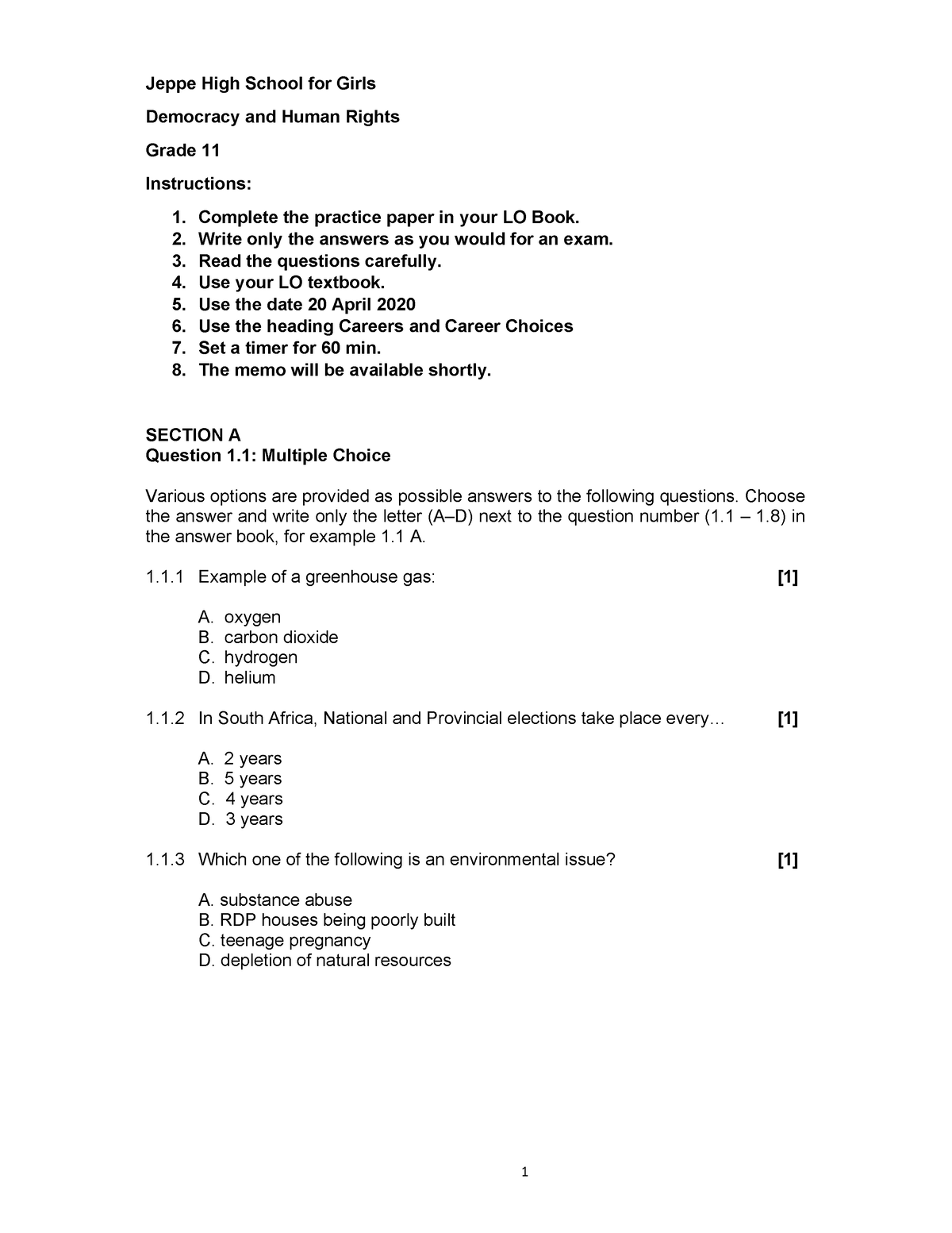 grade 11 lo assignment term 1