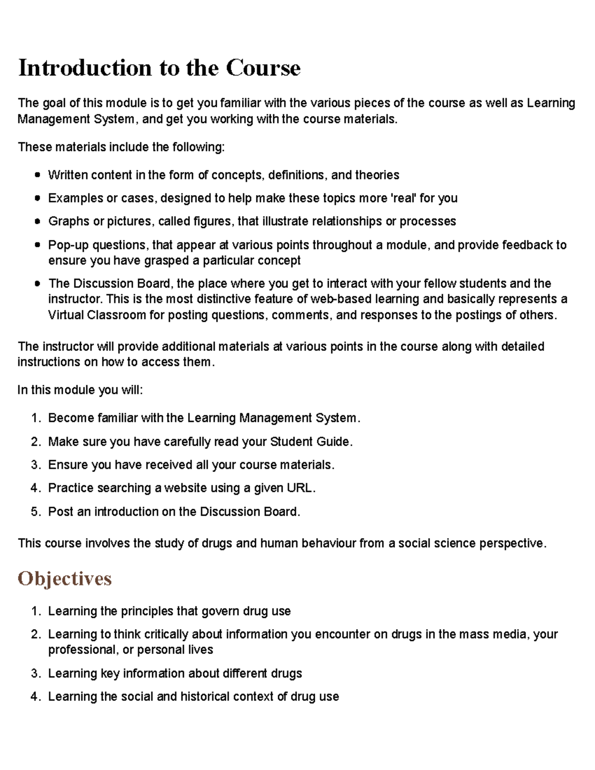 Goodnotes - Module 1 - Introduction to the Course The goal of this ...